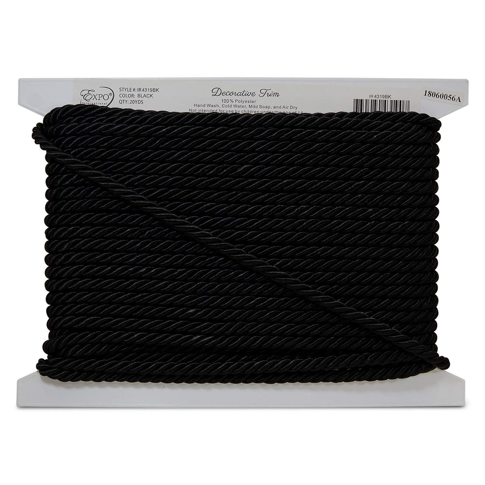 Trims by The Yard Rebekah 1/4 Twisted Cord Trim | Brown