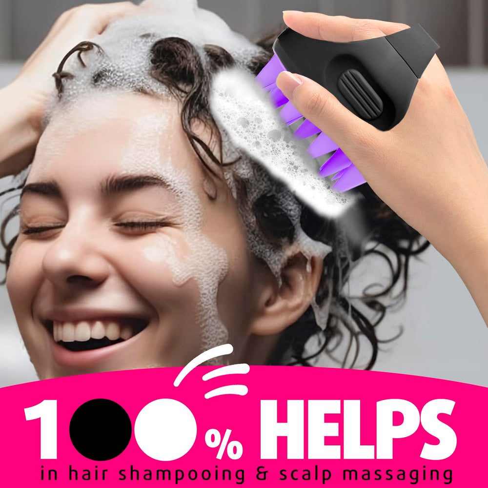 Scalp Massager, Shampoo Brush 2 Pack 100% Useful Dandru