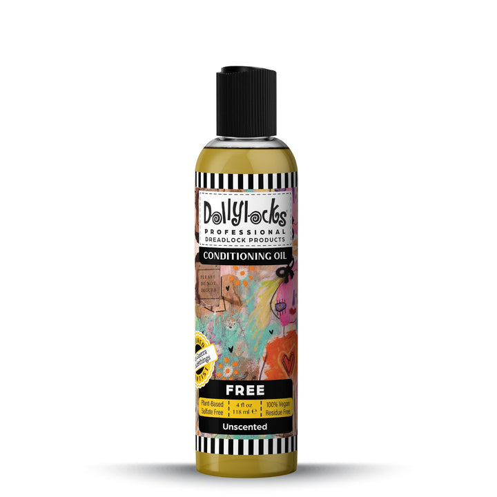 4oz Unscented Dreadlock Conditioning Oil Professional Organic Dreadlock Products