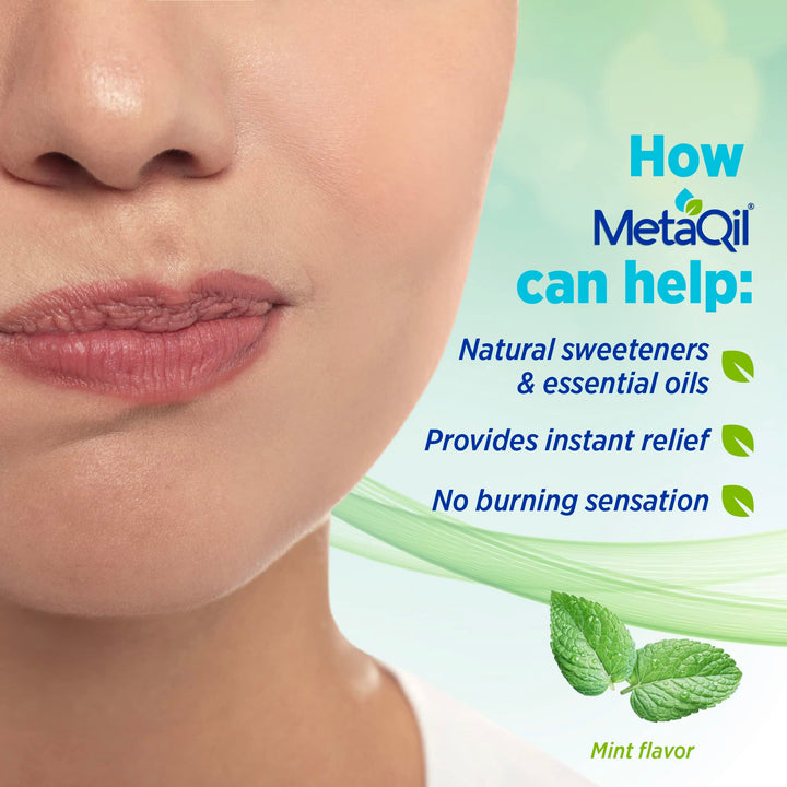 MetaQil Oral Rinse, Proven to Relieve Metallic, Bitter 