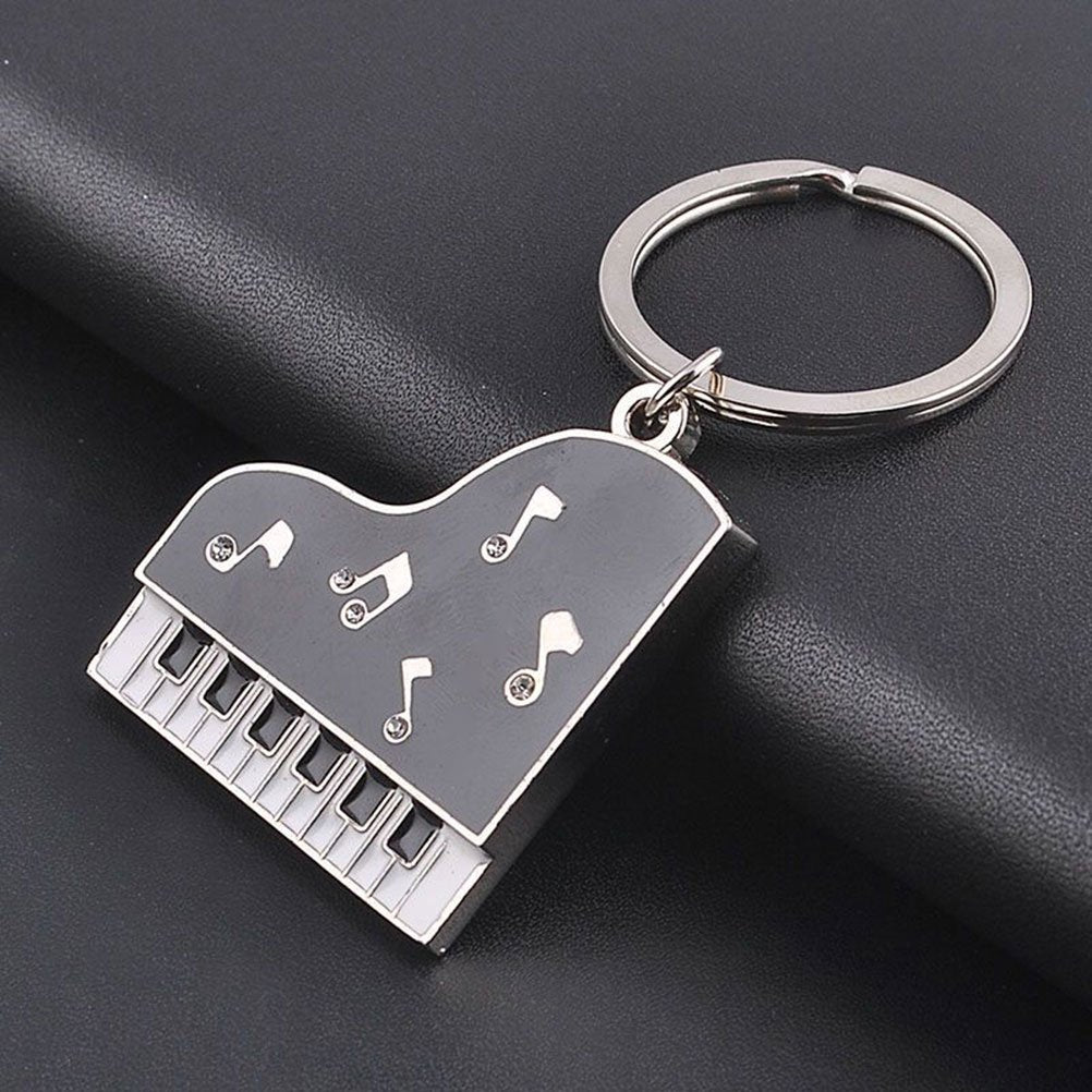 VOSAREA Piano Keyring Keychain Metal Cool Car Keyring P