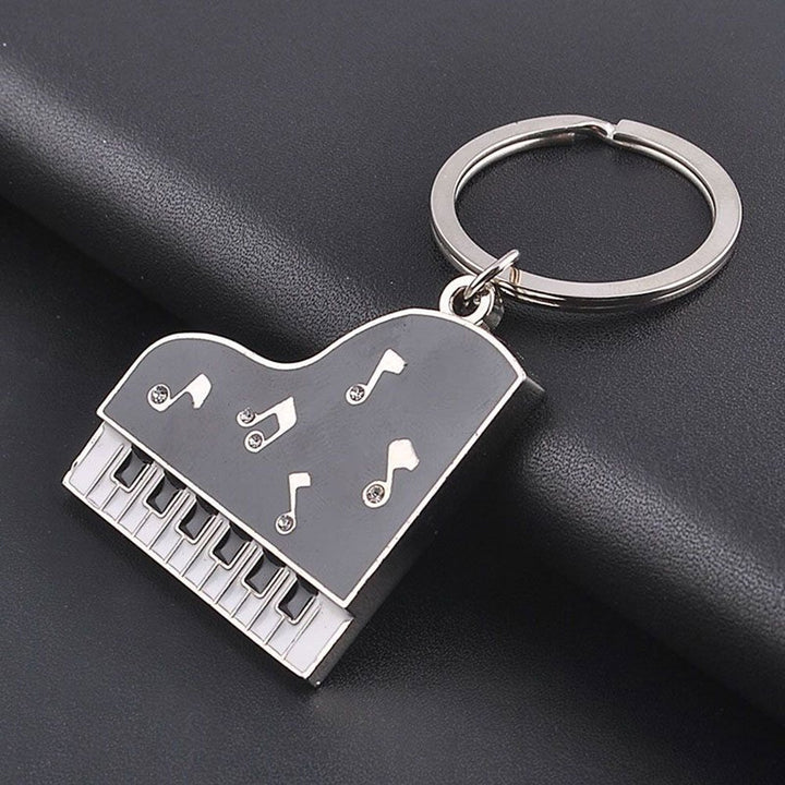 VOSAREA Piano Keyring Keychain Metal Cool Car Keyring P