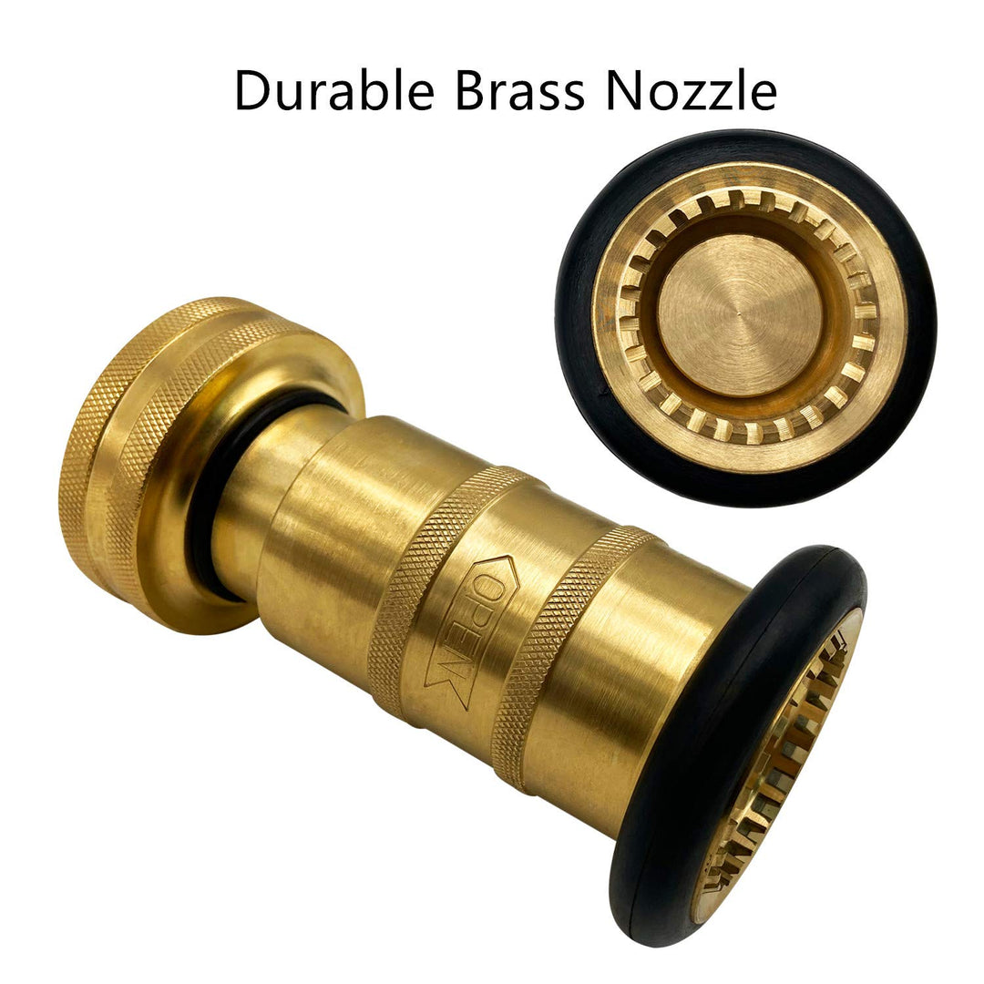 SAFBY Fire Hose Nozzle Brass Fire Equipment Spray Jet F