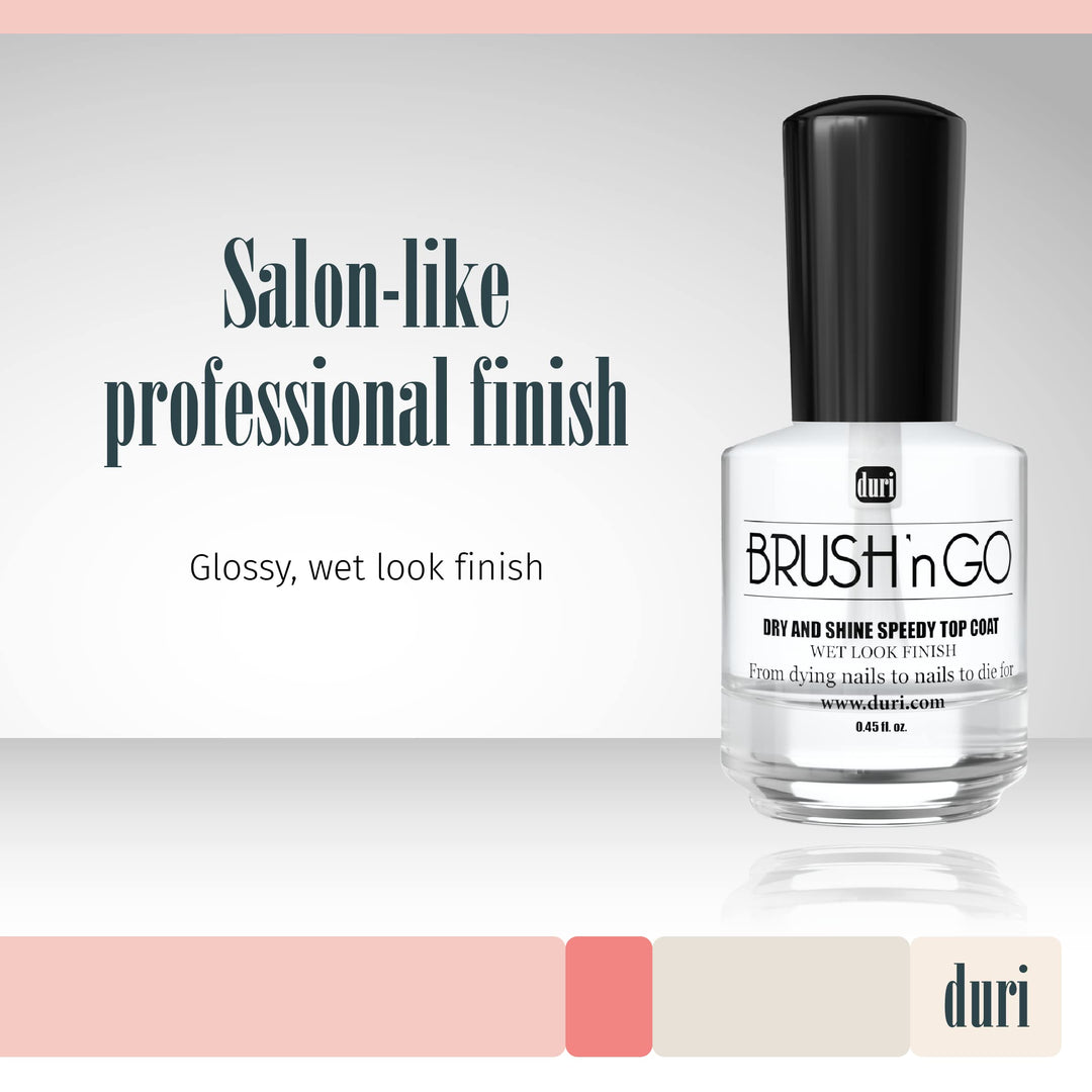duri Brush&#39;n GO Dry and Shine Speedy Top Coat .61 fl. oz.