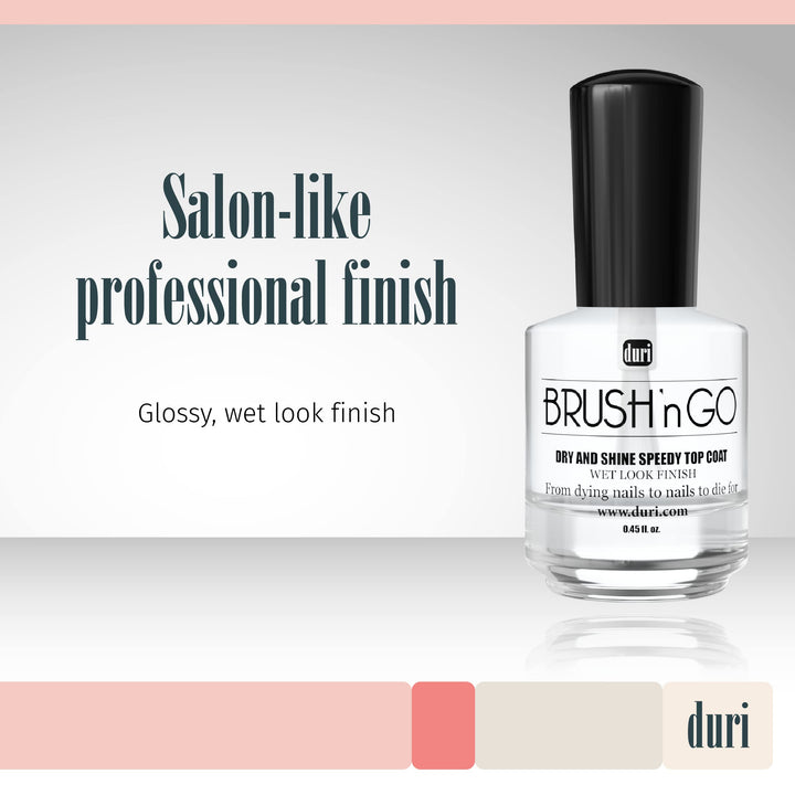 duri Brush&#39;n GO Dry and Shine Speedy Top Coat .61 fl. oz.