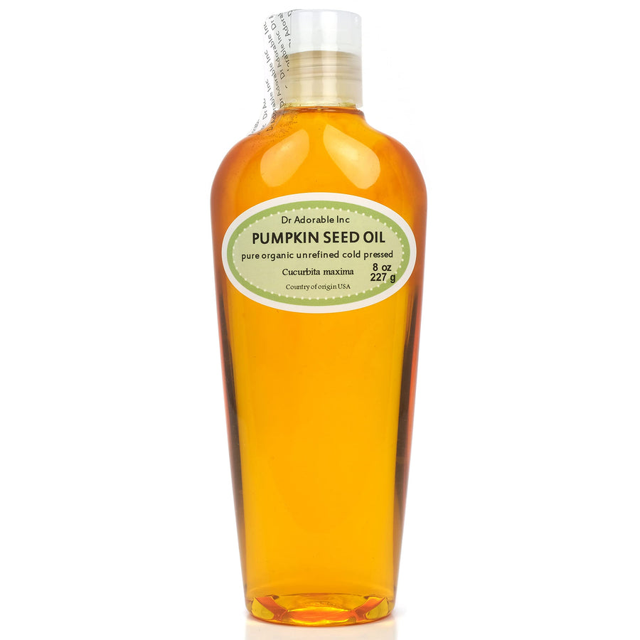 - 8 oz - Pumpkin Seed Oil Unrefined - Virgin 100% Pure Natural Premium Organic Cold Pressed