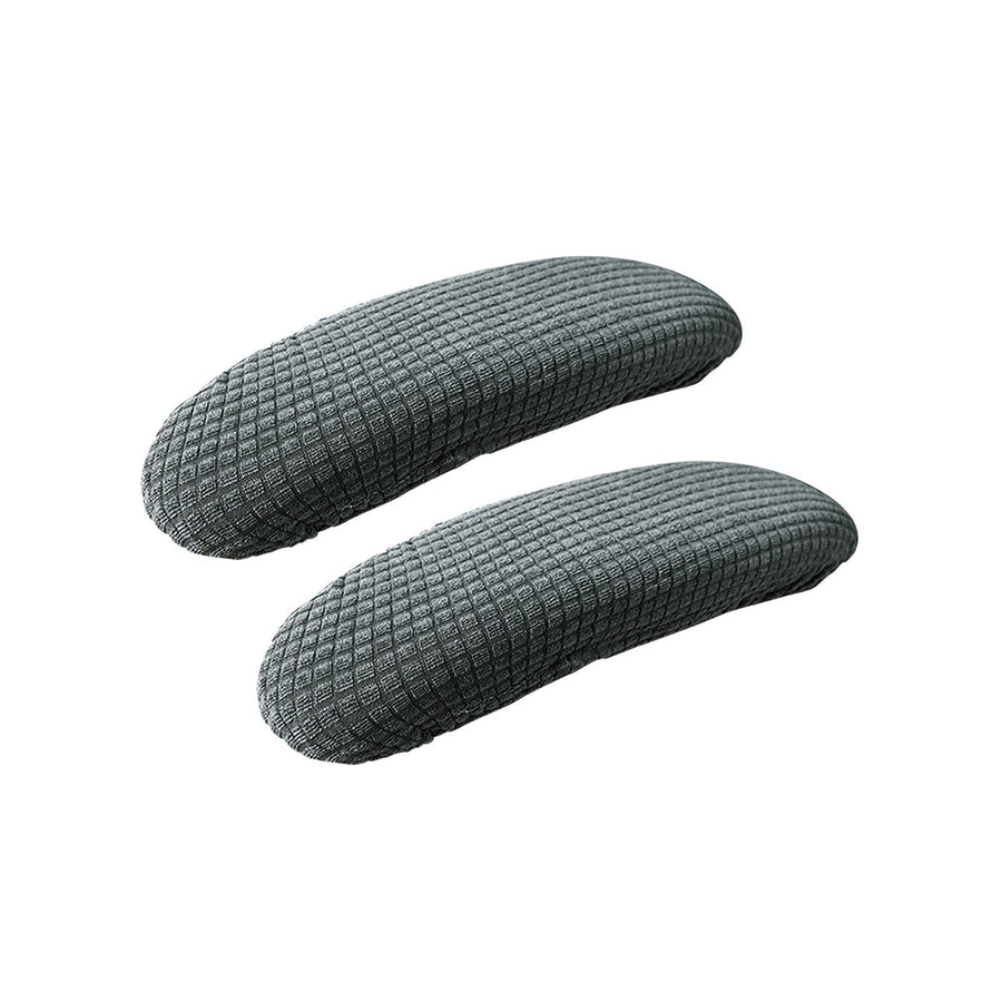 Armrest Slipcover Pads, Office Chair Arms Protector Stretchable for Desk Chair/Rotating Chair/Computer Chair (Grey)