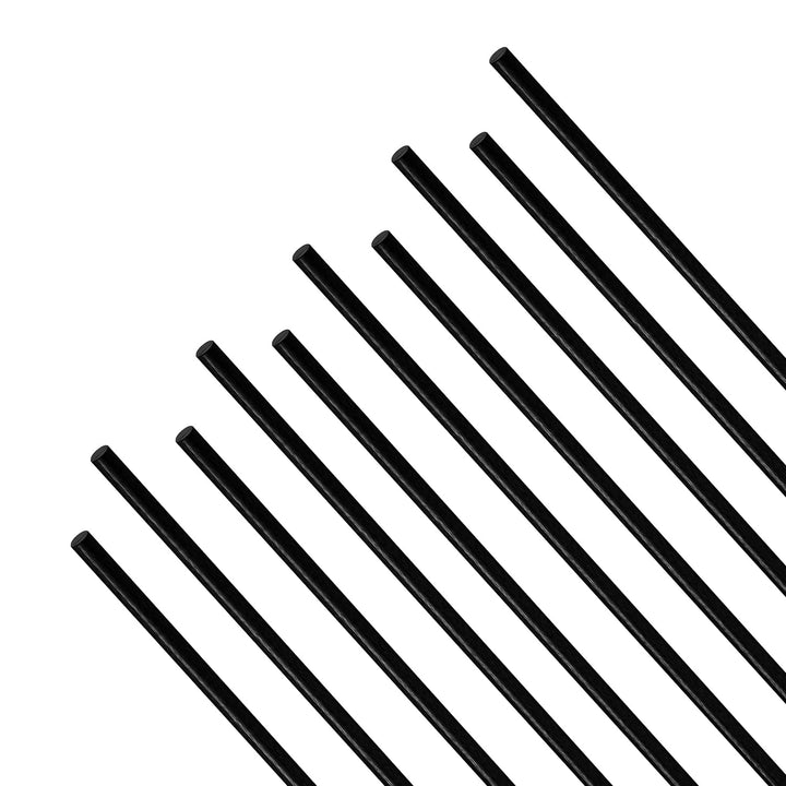 Carbon Fiber Rod Pultrusion 3mm(OD) for Quadcopter, DIY Project, Solid Matte Pole, Length 200mm, 10pcs