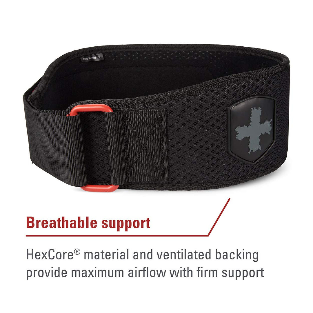 Hexcore Weighligting Belt, Red, 30-34 inch