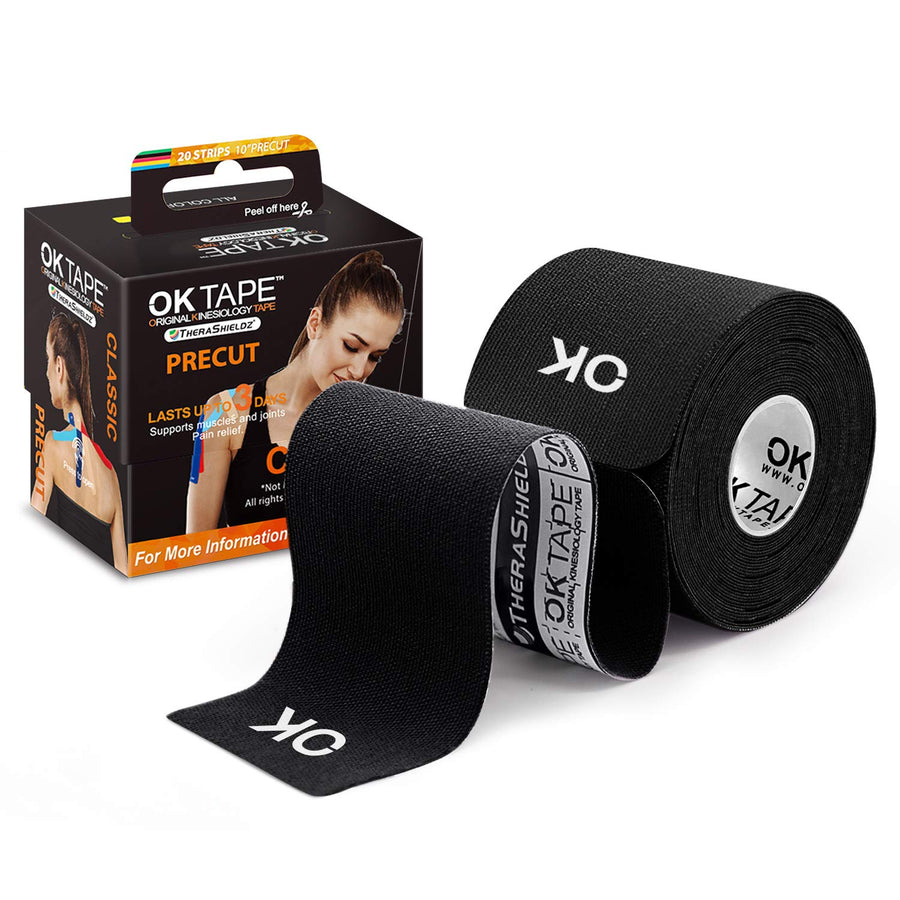 OK TAPE Classic Pre-Cut I Shape Roll Elastic Kinesiolog