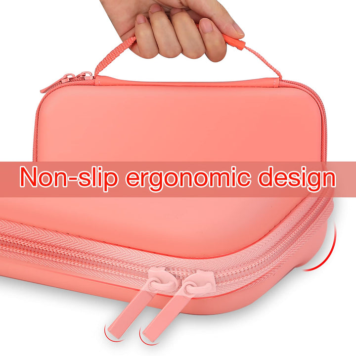 Case Compatible for Nintendo Switch Lite, Protective Cover for Switch Lite, Screen Protector Case Compatible for Switch Lite with Thumb Grip -Pink, Pink, Protective Storage Bag, Pink, Fashion.