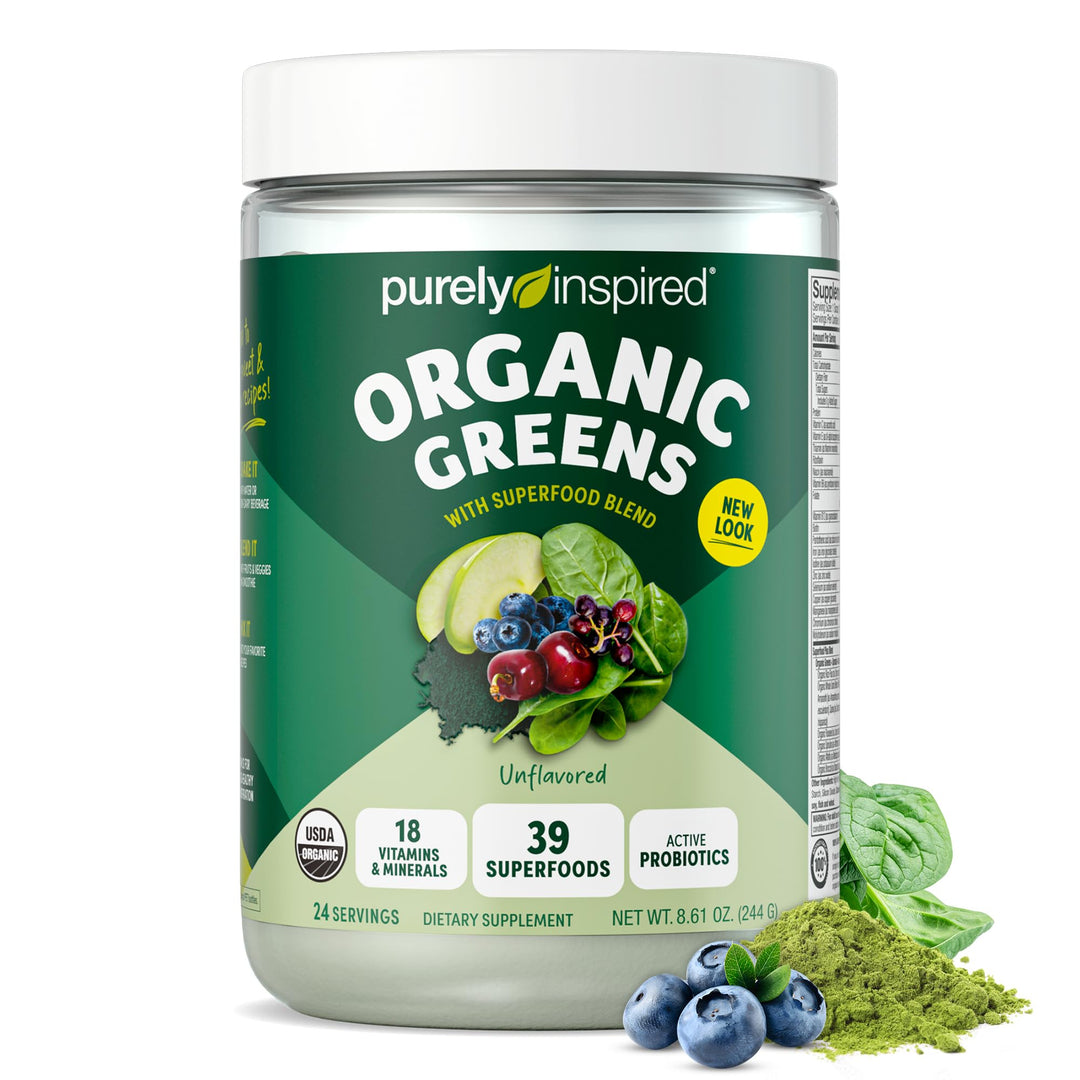 Purely Inspired Organic Green Powder Smoothie Mix, Unfl