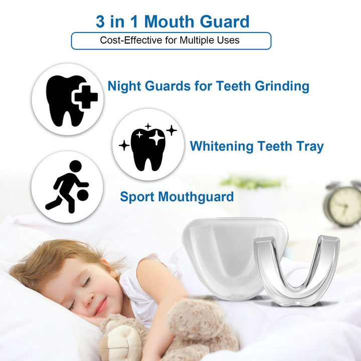 Kids Mouth Guard for Grinding Teeth, Pack of 6 Night Gu