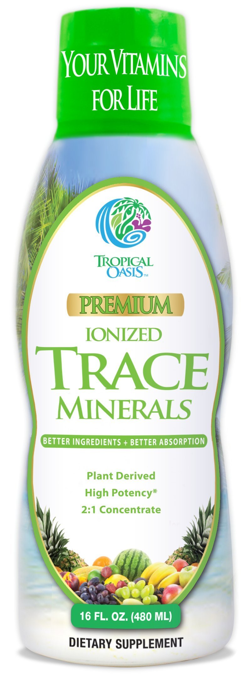 - Premium Ionized Plant Based Trace Minerals Liquid Formula- 74 essential minerals in liquid form for up to 96% Absorption - 16 oz, 32 servings
