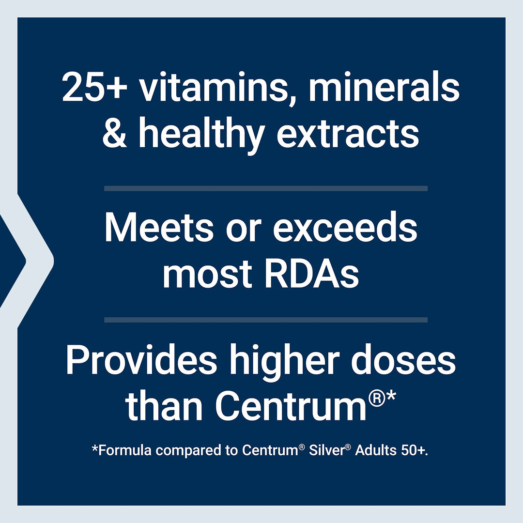 Two-Per-Day Multivitamin, Vitamins B, C, D, zinc, Packed with Over 25 Vitamins, Minerals &amp; extracts, Two-Month Supply, Non-GMO, Gluten-Free, 120 Capsules