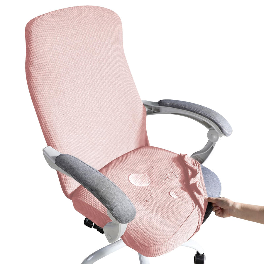 FORCHEER Office Chair Cover Water Resistant Pink Stretc