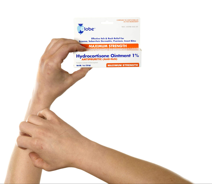 3 PACK Hydrocortisone Maximum Strength Ointment 1%, USP 1 Oz (Compare to the Active Ingredients in Cortizone-10)