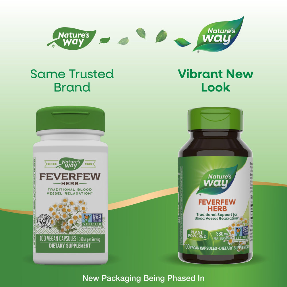 Nature's Way Feverfew Herb, Traditional Support for