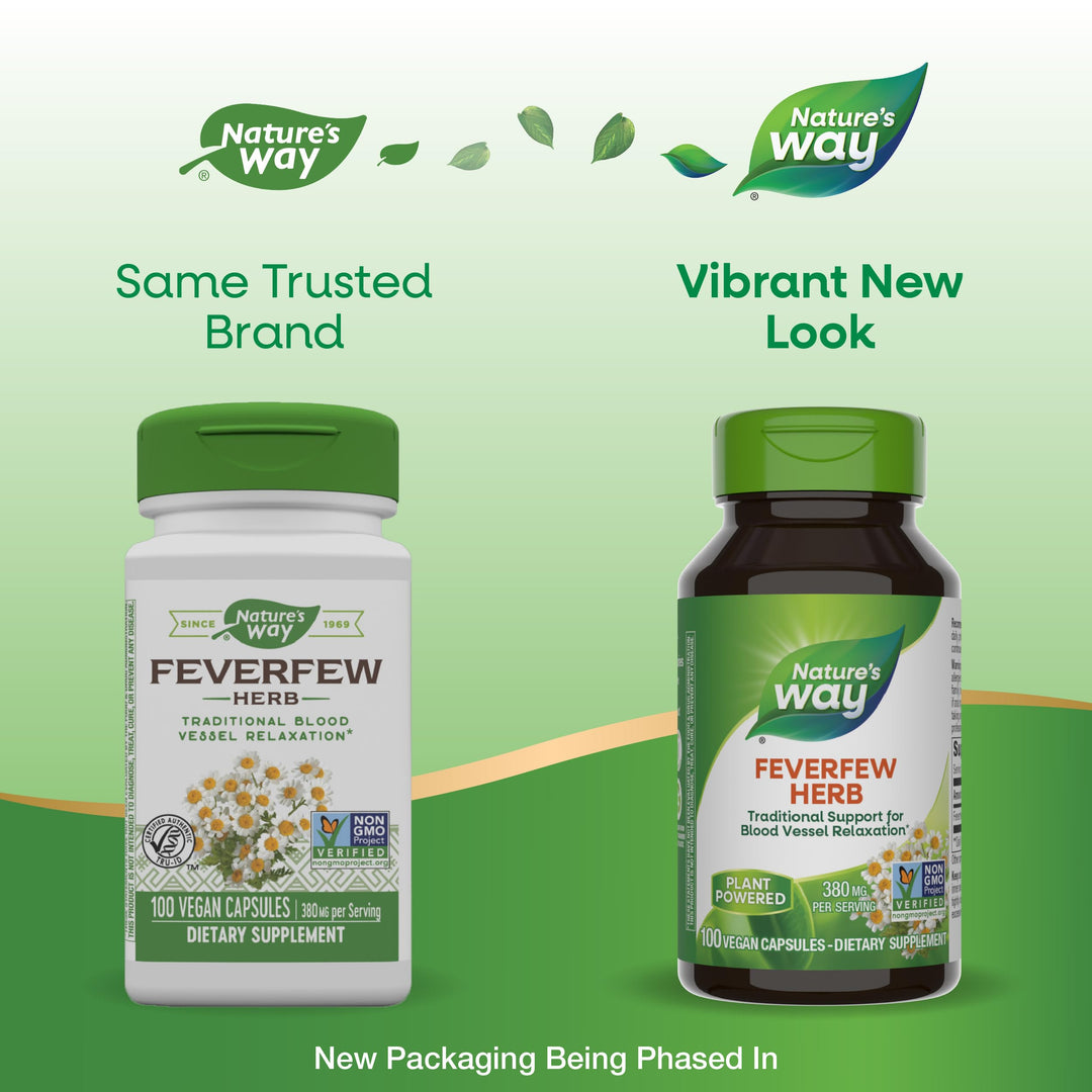 Nature&#39;s Way Feverfew Herb, Traditional Support
