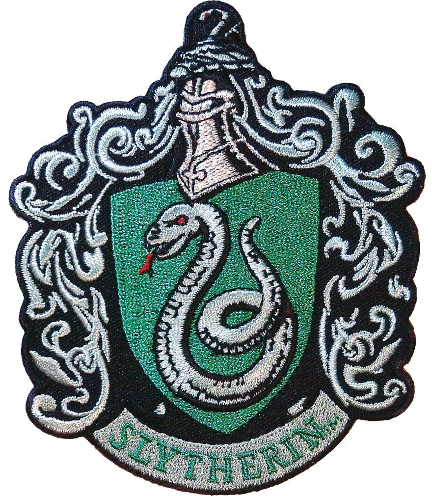 Harry Potter Patch, Slytherin Crest Patch Iron On Patches - Harry Potter Gifts &amp; Merchandise