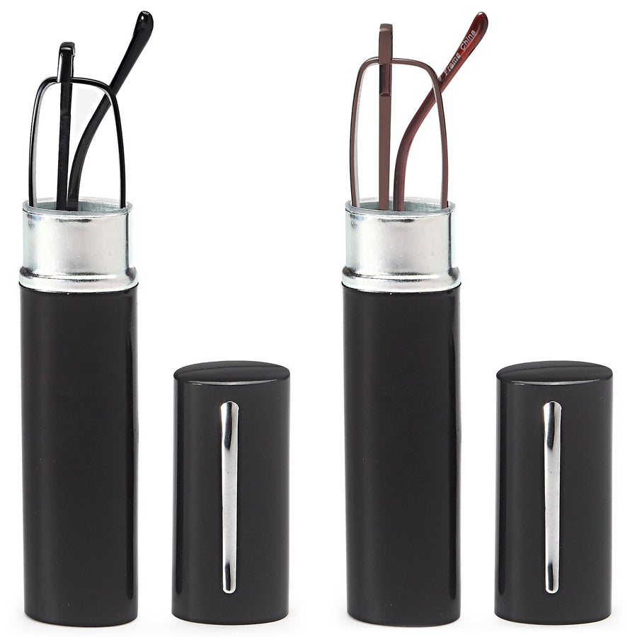 DOUBLETAKE Reading Glasses - 2 Pairs Slim Pocket Reader