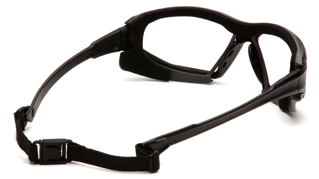 Pyramex Safety Highlander XP Eyewear, Black-Gray Frame/