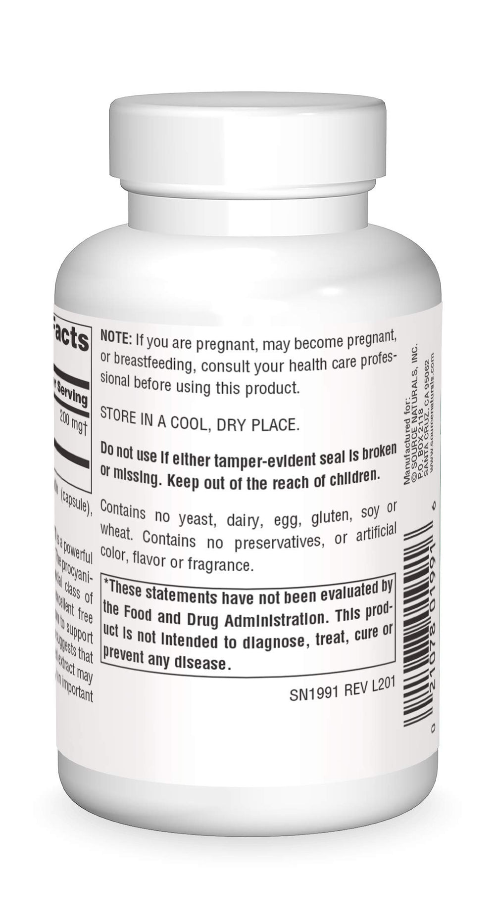 Proanthodyn Grape Seed Extract, Antioxidant Protection, Supports a Healthy Aging Brain*, 200 mg - 90 Capsules