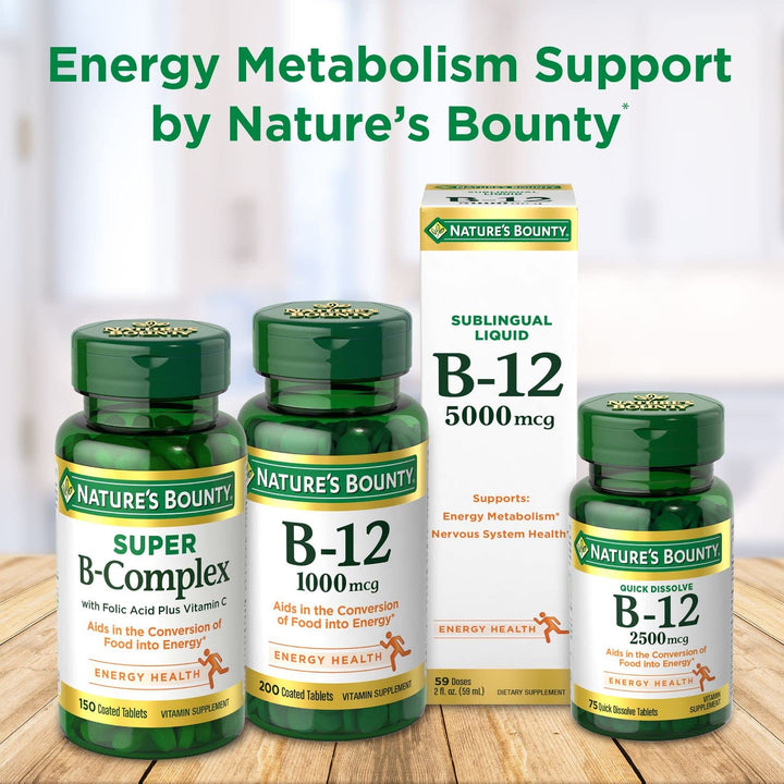 Nature&#39;s Bounty Vitamin B6 100mg Tablets - Supp