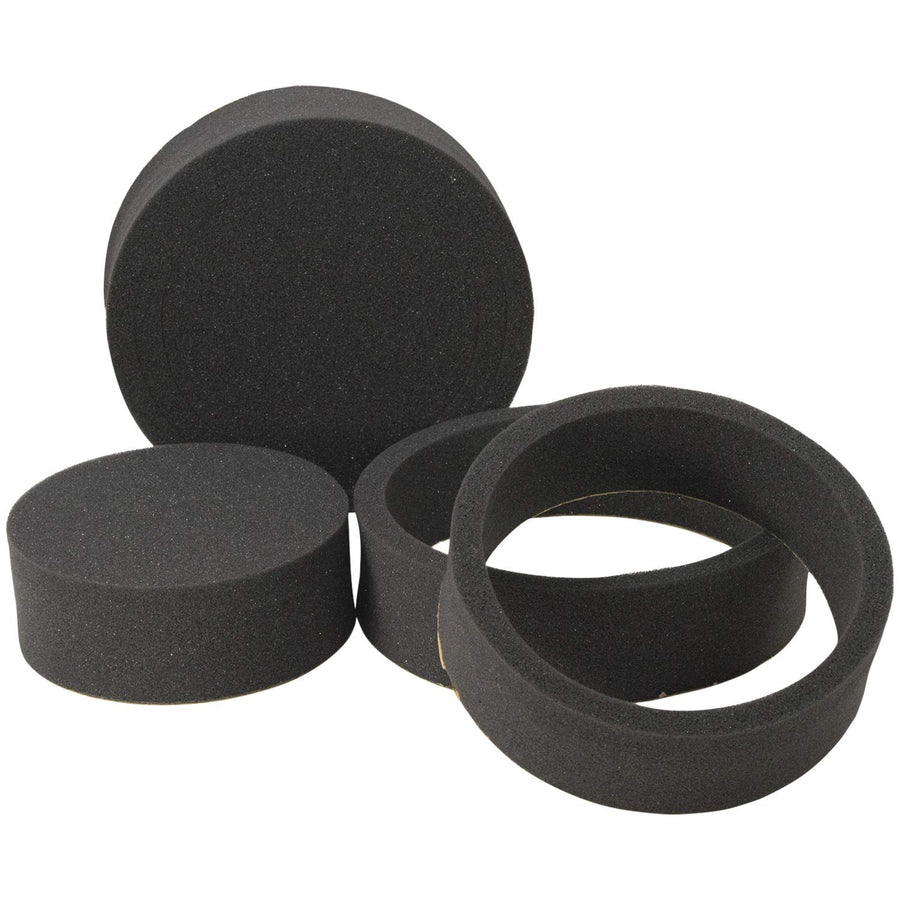 Road Kill RKFR6 3 Piece Foam Speaker Enhancer System Kit for 6 & 6.5 Drivers,Black