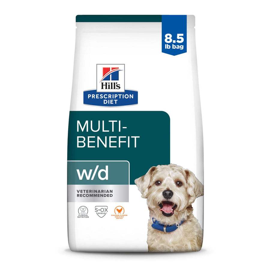 w/d Multi-Benefit Digestive/Weight/Glucose/Urinary Management Chicken Flavor Dry Dog Food, Veterinary Diet, 8.5 lb. Bag