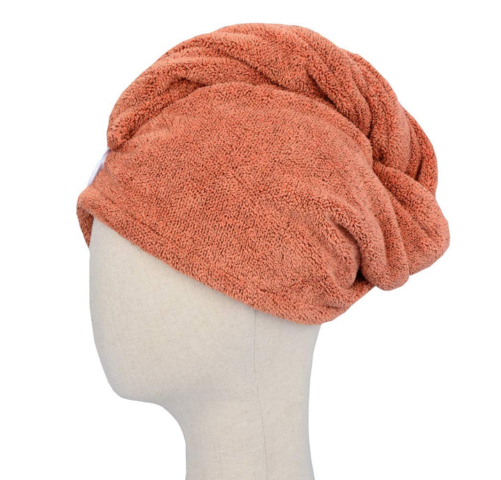 Microfiber Hair Drying Towel Turban Twist for Long Hair Magic Instant Dry Hair Towel Wrap Fast Drying Absorbent Cap Great Gift for Women and Girls 2-Pack