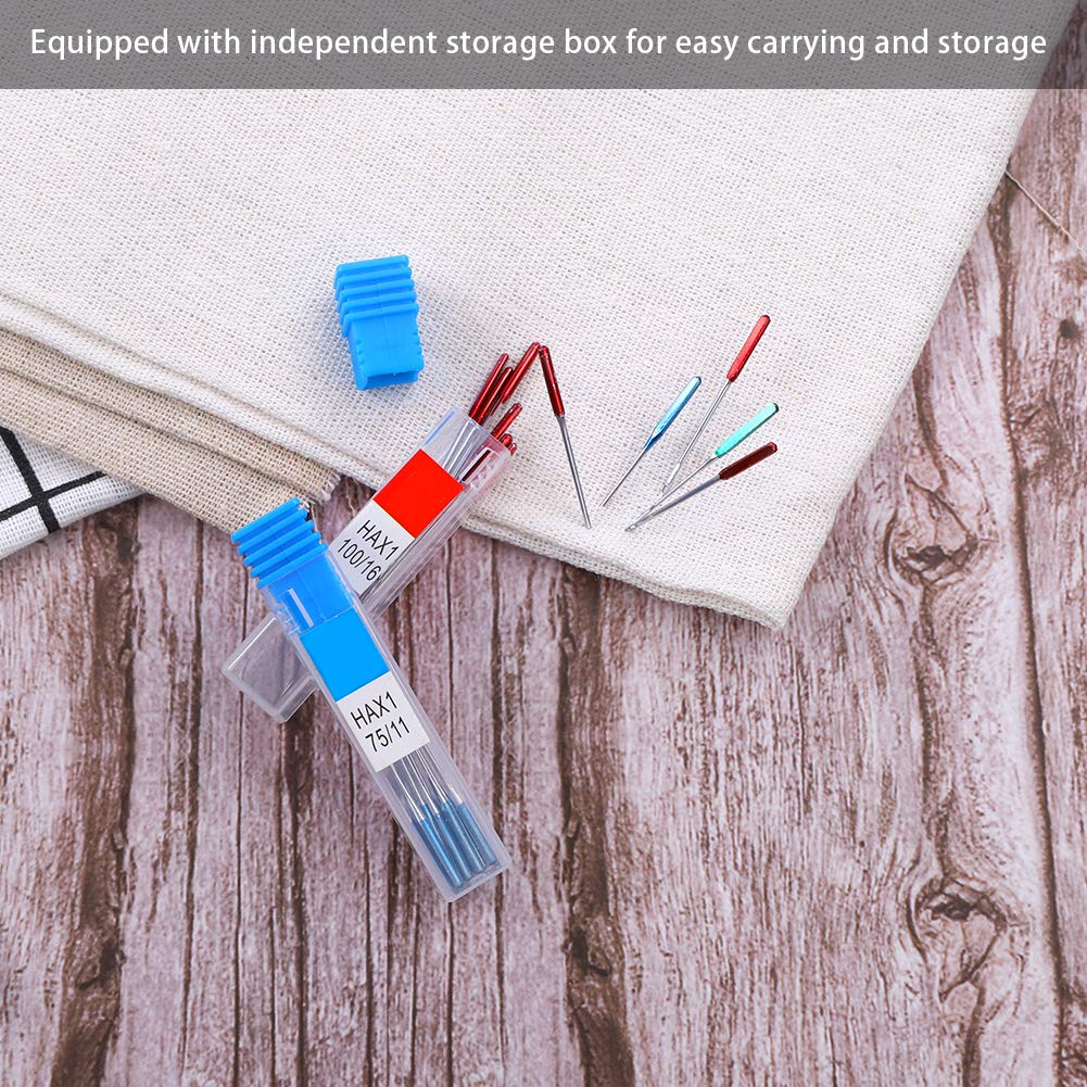 60 Pieces Sewing Machine Needles Universal Regular Poin