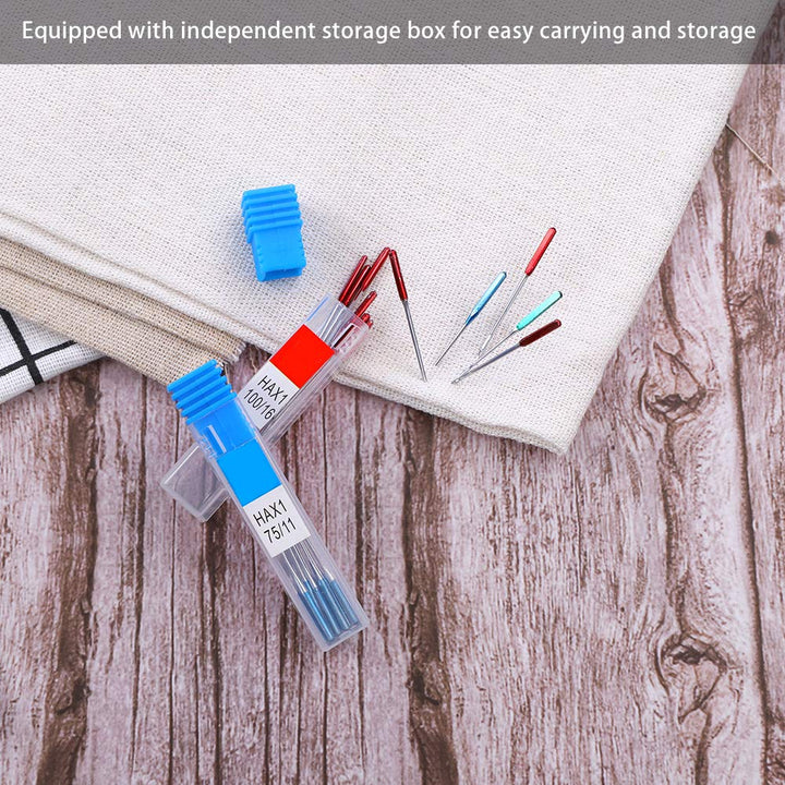 60 Pieces Sewing Machine Needles Universal Regular Poin