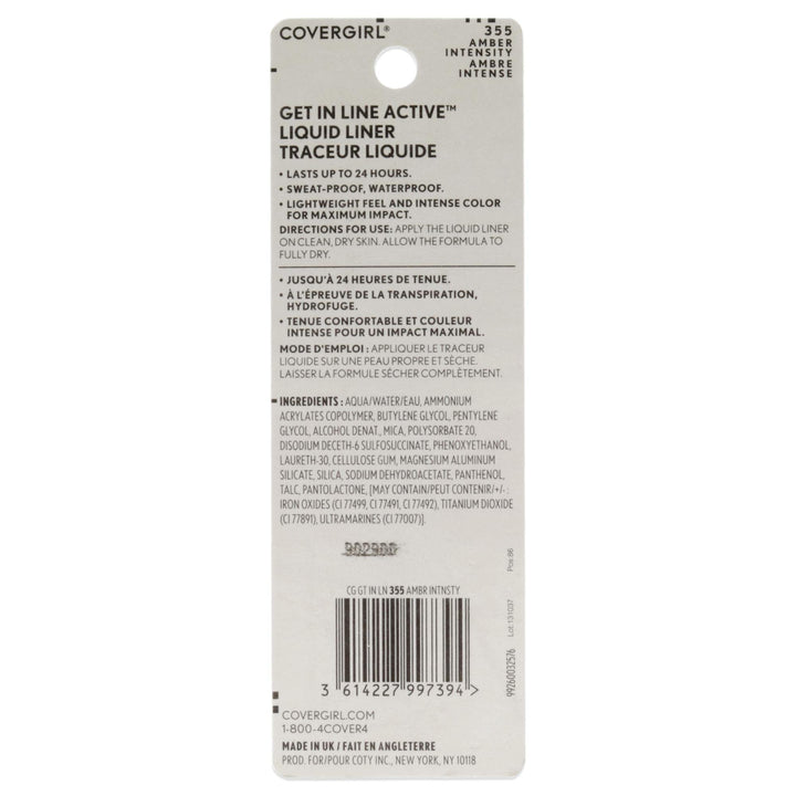 Get In Line Active Eyeliner, Amber Intensity, 0.36 Ounce
