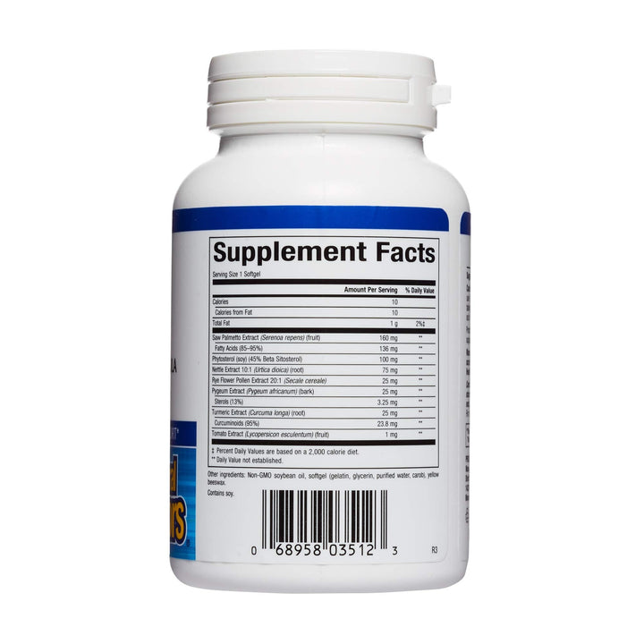 , Prostate Health Formula, Herbal Support for a Healthy Prostate with Saw Palmetto and Turmeric, 60 softgel (60 servings)