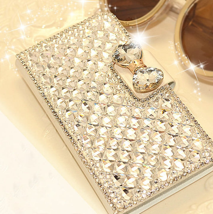 Bonitec iPhone 13 Pro Max Wallet Case - Luxury Glitter 