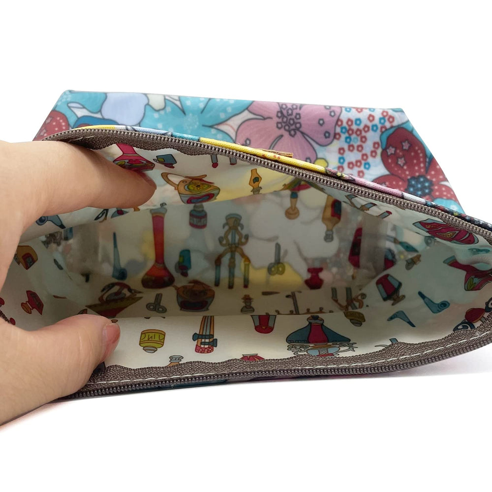 Hunger Happy Animal Make-Up Cosmetic Tote Bag Carry Cas