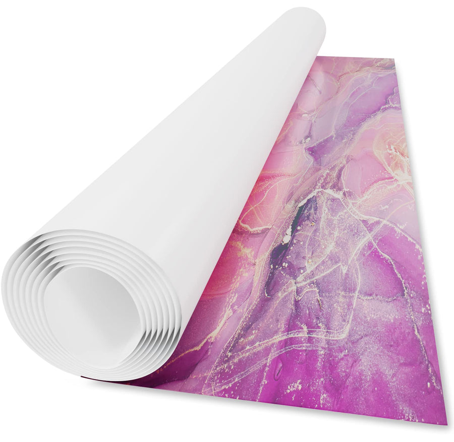 Alcohol Ink Paper Roll - Heavy Weight Alcohol Ink Watercolor Paper 24x50 (610x1270mm), 200gsm, Extra Smooth, for Watercolor, Alcohol Ink