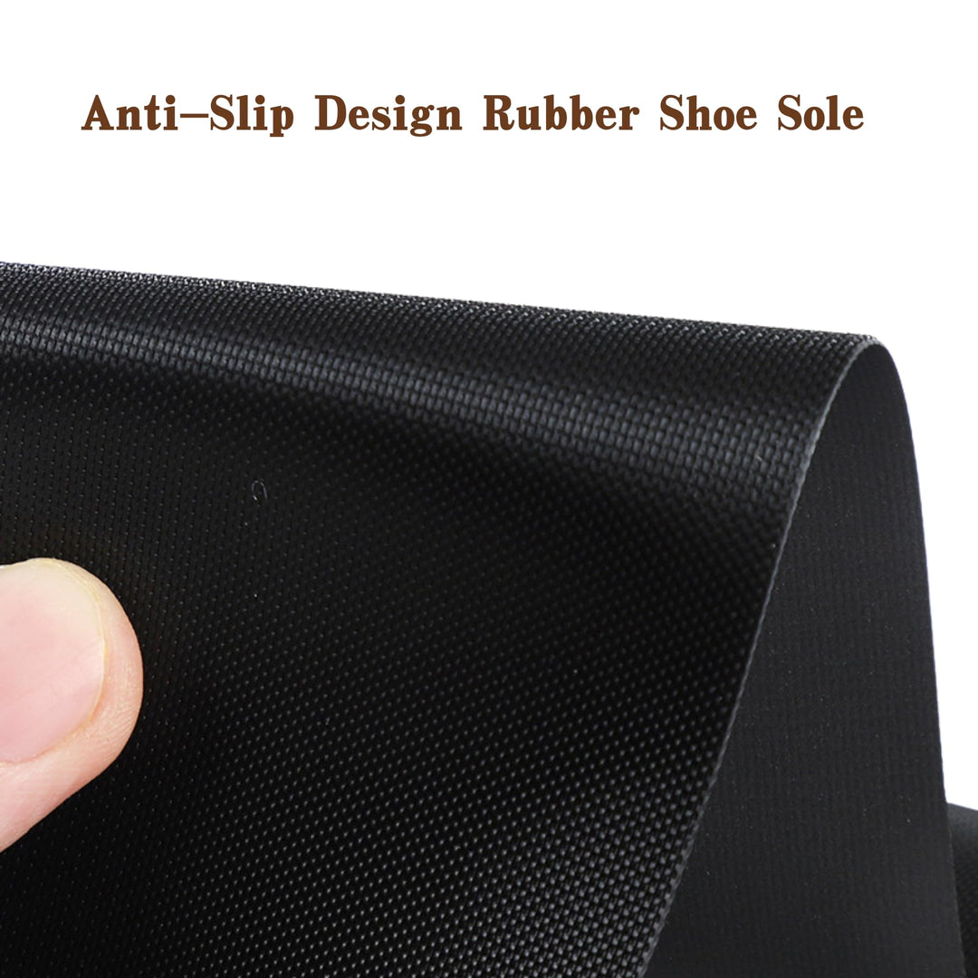 Shoe Rubber Sole Sheet, 1.2MM Thick Shoe Sole Repair Rubber, Non-Slip Rubber Soling Sheet for Bottom of Shoe, Black