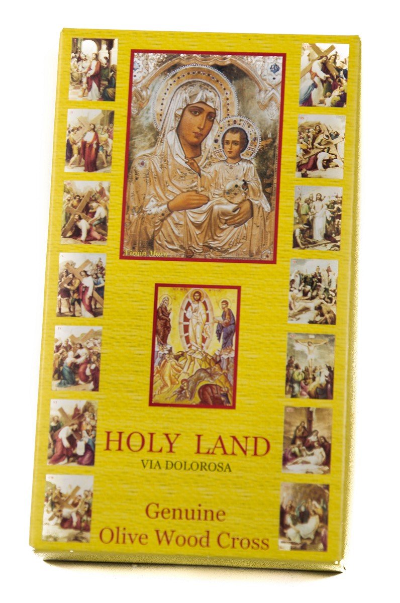 BLESSED HOLY WATER,SOIL,OIL,INSENCE WITH JESUS CROSS Crucifix HOLY LAND