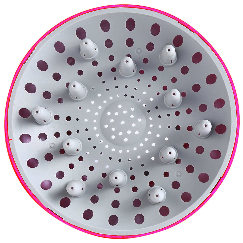 Universal Hair Diffuser Adaptable for Blow Dryers with D-1.7-Inch to 2.6-Inch for Curly or Wavy Hair, Roseo