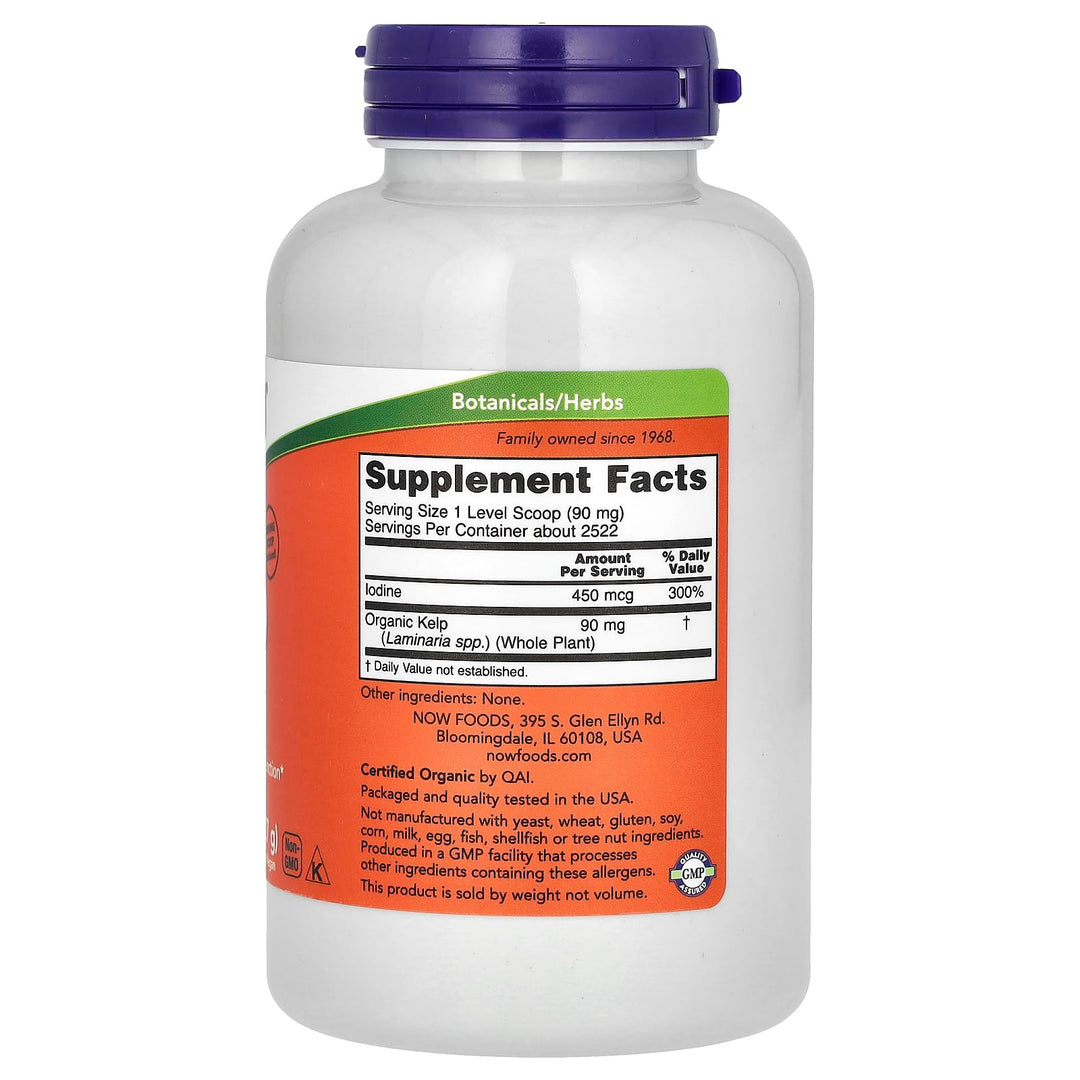 Kelp Powder Norwegian Now Foods 8 oz Powder