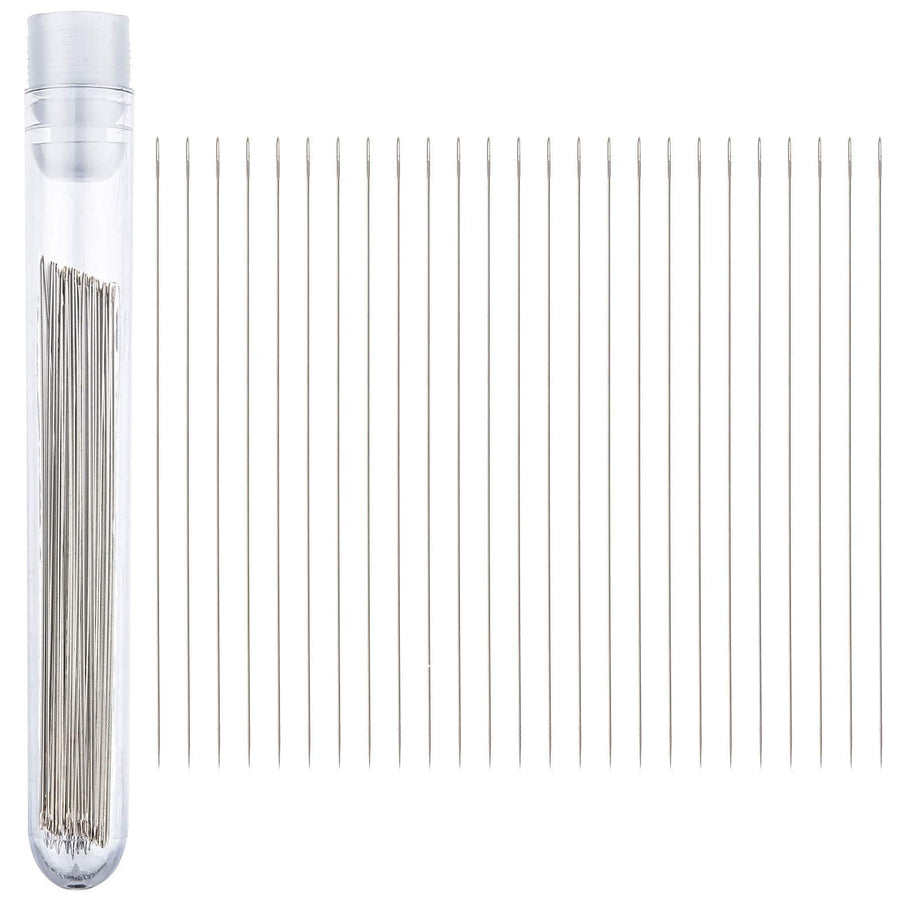 Beading Needles Size 11 (25pcs) with Needle Storage Tube