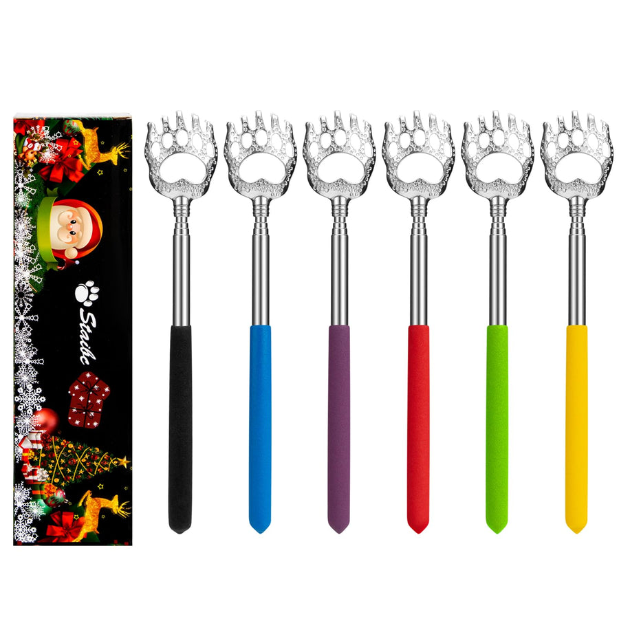 StaiBC Bear Claw Telescopic Back Scratcher with Soft Ru