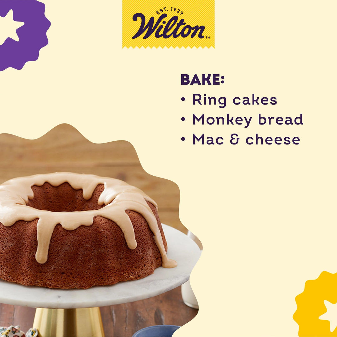 Perfect Results Premium Non-Stick 9.51-Inch Fluted Tube Pan, Steel Cake Pan