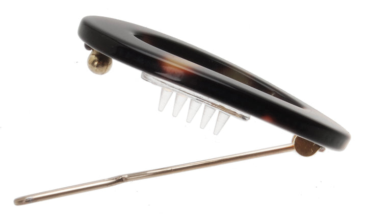 Tokyo : New Oval Cutout Tige Boule Barrette - Tokyo