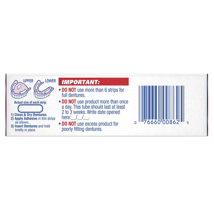 Fixodent Denture Adhesive Cream - Neutral Taste