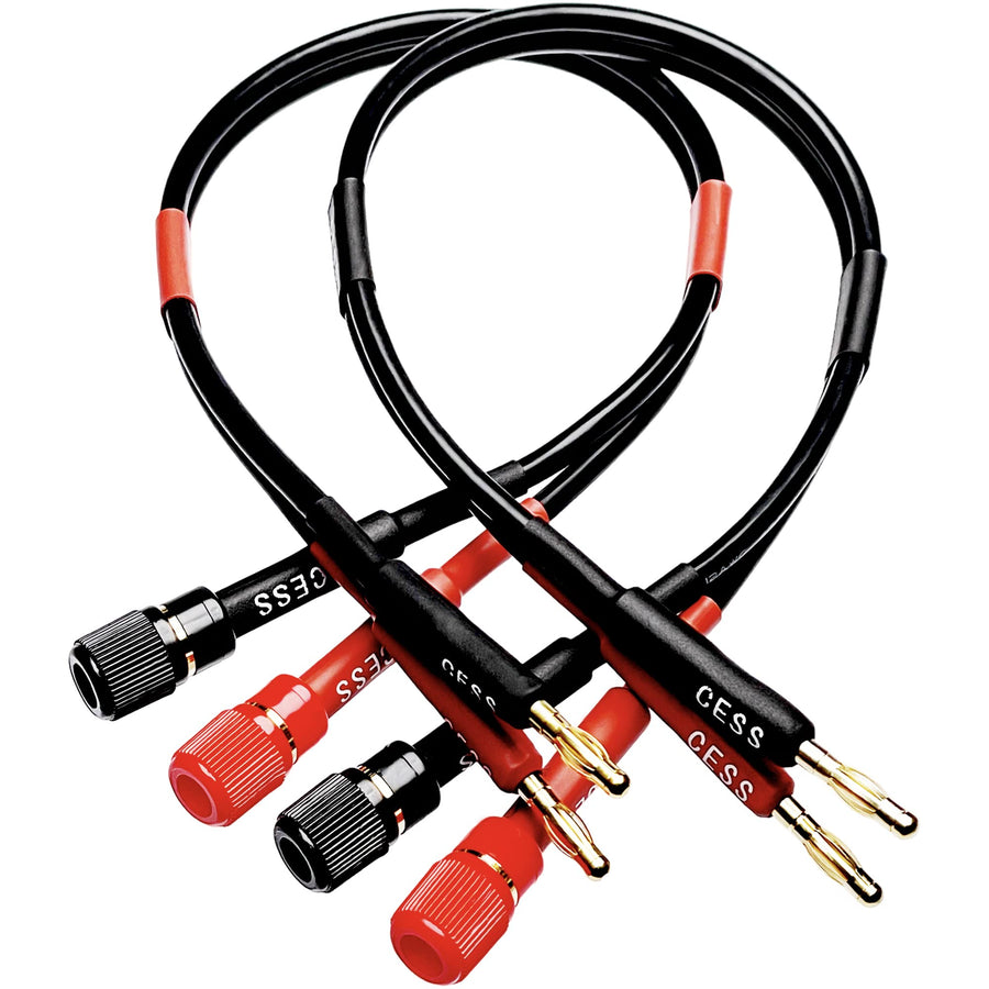 CESS-030-1f Banana Plug to Binding Post & Banana Fe