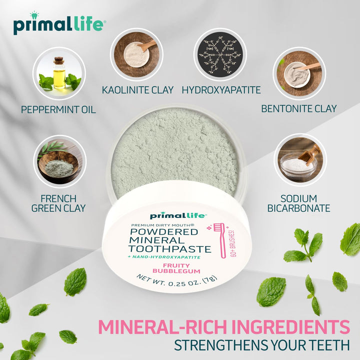 Dirty Mouth Organic Sweet Toothpowder MINI BEST All Nat