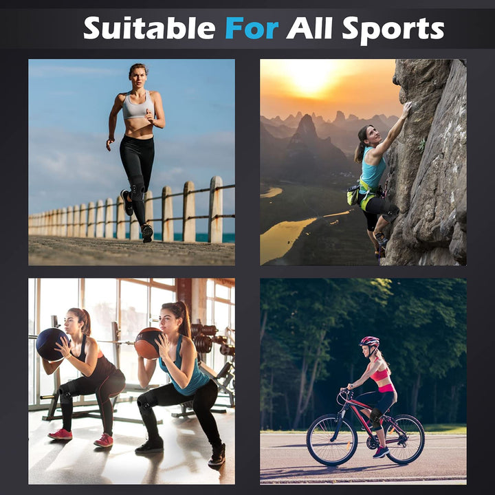 OLAMTAI Knee Brace with side stabilizers, Adjustable Kn